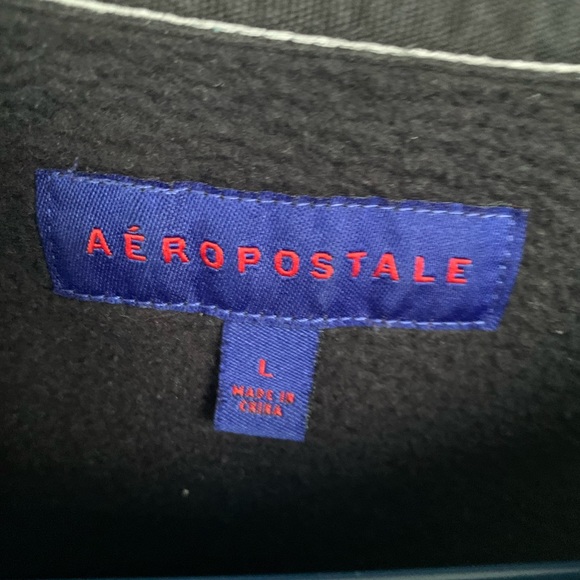Aeropostale Block Logo Crew SweatShirt Pullover Size Large - Picture 5 of 5